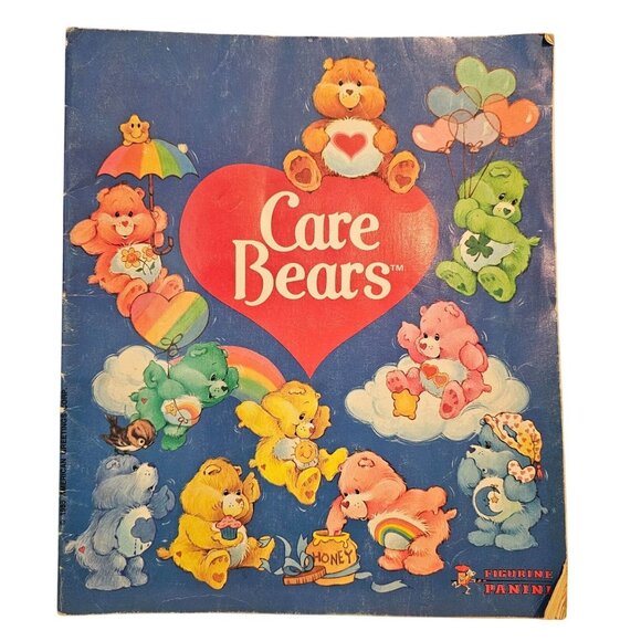 Care Bears Panini Figurine Edition Sticker Album Book Vintage 1985 11 Stickers - Picture 1 of 16